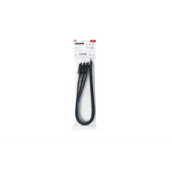 HellermannTyton SOFTFIX-XL atsegamas kabelių raištis 580mm x 28mm juodas, 3 vnt. 115-28590