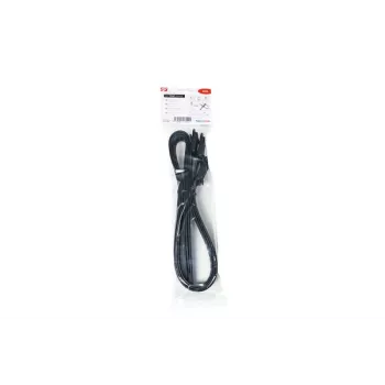 HellermannTyton SOFTFIX XXL daugkartinio naudojimo kabelių raištis, TPU, juodas, 300mm x 12mm, 3 vnt. paketas 115-28898
