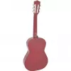 Dimavery AC-303 klasikinė gitara 1/2 dydžio raudona su gig bag, derintuvu, mediatoriumi ir diržu pradedantiesiems