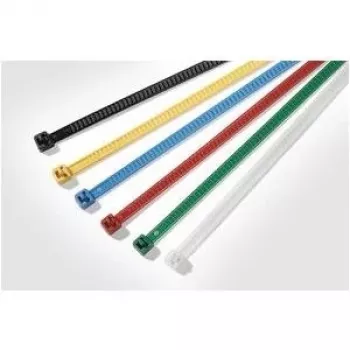 HellermannTyton LR55 atsegama plastikinė rišamoji juosta 195 x 4,7 mm, PA66 natūrali, 25 vnt. 115-00008