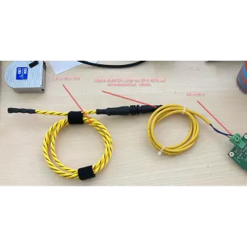 ALLNET MSR vandens nuotėkio aptikimo kabelis 15 m + 2 m jungiamasis kabelis (ALL445X-Leckage-15M-Cable)