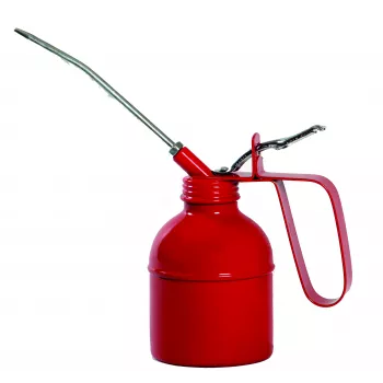 IWH metalinė alyvos piltuvėlis 300 ml su cinkuoto plieno siurbliu ir metaliniu snapeliu 032016