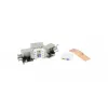 SYNERGY21 S216378V3 CAT8.1 RJ45 Keystone modulis, slim-line trumpas, GHMT sertifikuotas, baltas