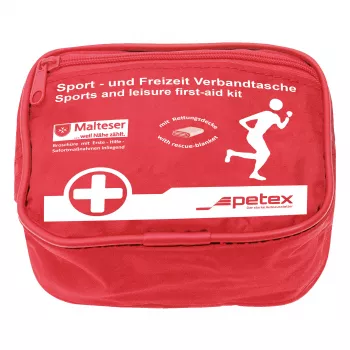 Petex 43930212 pirmosios pagalbos dėklas su kibiuoju užsegimu vaikams ir suaugusiesiems, statybinei technikai, laisvalaikiui, 115 x 70 x 155 mm
