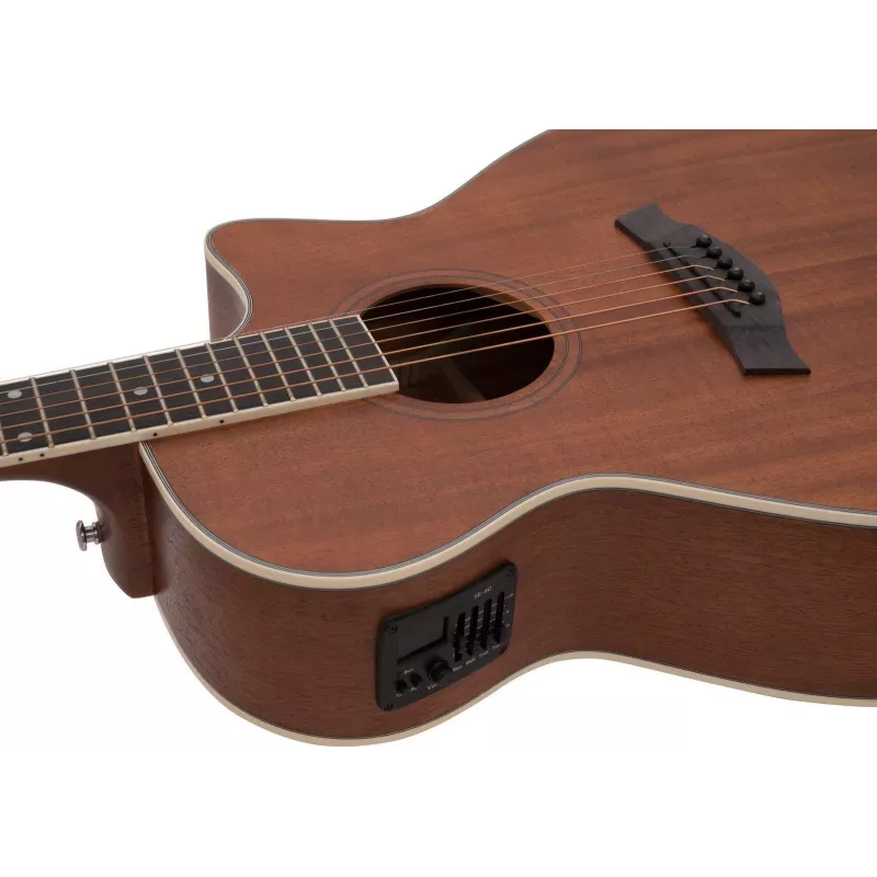 DIMAVERY AW-410 vakarietiška akustinė gitara, Sapele 26235092