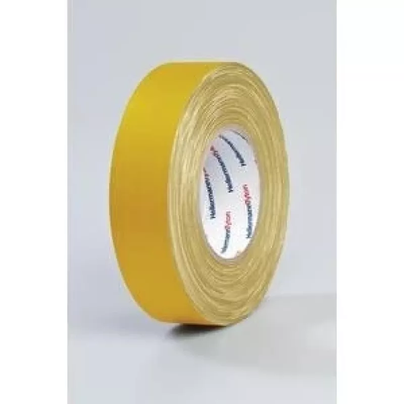 HellermannTyton HTAPE-TEX-19x10 universali audinio juosta, geltona, 19 mm x 10 m 712-00202
