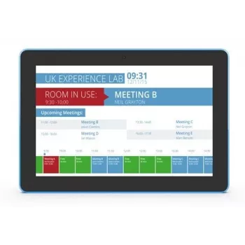 ALLNET MeetTwo-101B 10,1 colio posėdžių salės RGB LED planšetinis kompiuteris su RK3576, Android 16, NFC/RFID, juodas