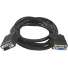 SYNERGY21 S215297 VGA prailginimo kabelis, 1,8 m, vyriškas į moterišką, juodas