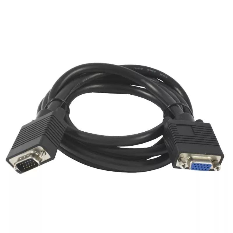 SYNERGY21 S215297 VGA prailginimo kabelis, 1,8 m, vyriškas į moterišką, juodas