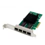ALLNET PCIe 1G x4 keturių prievadų serverio tinklo plokštė - Varinė RJ45 - Intel I350 (ALL0136v2-4-GB-TX/I350T4)