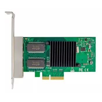 ALLNET PCIe 1G x4 keturių prievadų serverio tinklo plokštė - Varinė RJ45 - Intel I350 (ALL0136v2-4-GB-TX/I350T4)