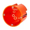 f-tronic HW ertmės sienos montavimo dėžutė E117, Ø 68 mm, gylis 61 mm, be halogenų, oranžinė 7350165