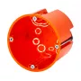 f-tronic HW ertmės sienos montavimo dėžutė E117, Ø 68 mm, gylis 61 mm, be halogenų, oranžinė 7350165