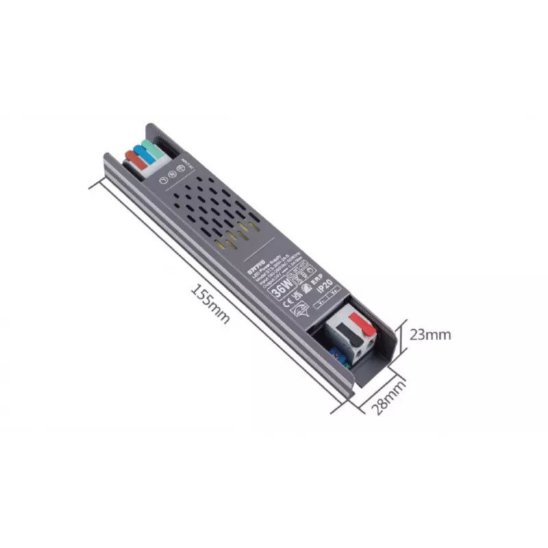 SYNERGY21 S21-LED-026123 24V 36W Slim Line LED maitinimo šaltinis