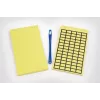 HellermannTyton 598-92427 Nuimamos geltonos vinilo terminio perkėlimo etiketės, 44 x 10 mm, 440 etikečių