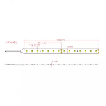 SYNERGY21 Flex Strip šiltai balta DC24V 72W IP67 CRI>90 (S21-LED-B220010)