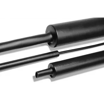 HellermannTyton MU47 termiškai susitraukiantis vamzdelis 4:1 nuo 40 mm iki 12 mm juodas 1 m 323-10400