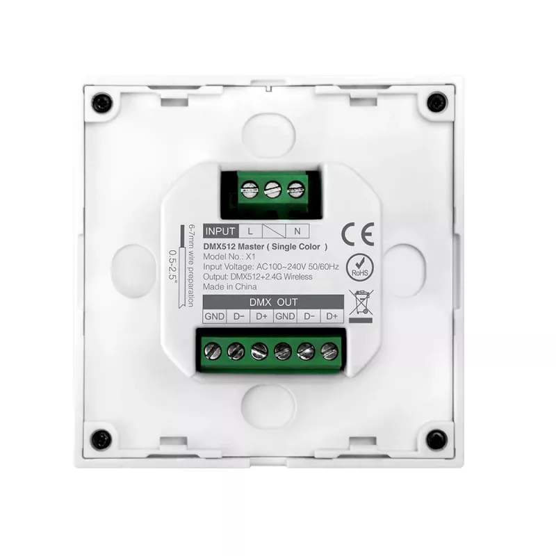 Synergy 21 LED DMX 1 in 1 Smart Panel nuotolinio valdymo pultas MiLight/MiBoxer X1