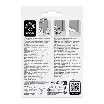 tesamoll UNIVERSAL durų tarpinės juosta balta 38 mm x 1 m (05422-00100-01)