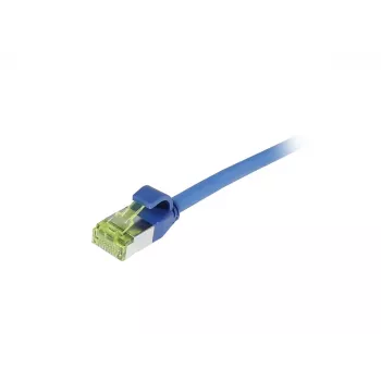 SYNERGY21 S217943 CAT6A S/FTP plonas komutacinis kabelis, RJ45, 500 MHz, mėlynas