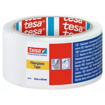 tesa 60101 Professional audinio lipni juosta balta 25 m x 48 mm 60101-00000-00