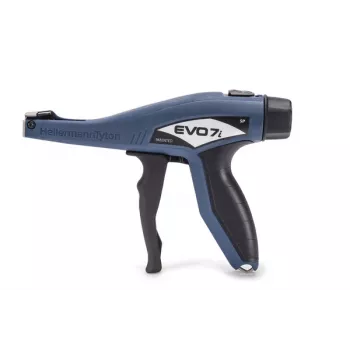 HellermannTyton EVO7iSP juostelių įtempimo įrankis, mėlynas/juodas, 2,2-5,0 mm, lygus pjūvis 110-77002