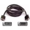 SYNERGY21 S215246 VGA lyties keitimo adapteris, vyriškas į moterišką, auksuoti kontaktai, juodas