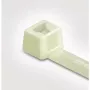 HellermannTyton T 18 R-HS natūralios spalvos PA66HS kabelių raiščiai, 100 x 2,5 mm, 100 vnt.