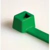 HellermannTyton T18R žalios spalvos kabelių raiščiai, 100 x 2,5 mm, PA66, 80 N, 100 vnt. (116-01815)