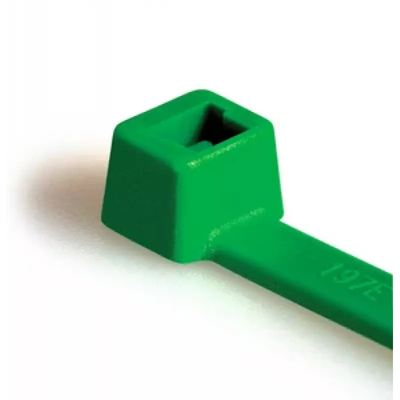 HellermannTyton T80L-N66-GN-C1 standartinis kabelių raištis, 390 x 4,6 mm, žalias, 100 vnt. 116-05415