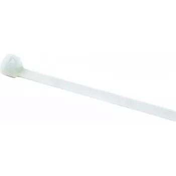HellermannTyton T-Series 100mm x 2,5mm natūralios PA66 kabelių rišimo juostos (100 vnt.) 0427324