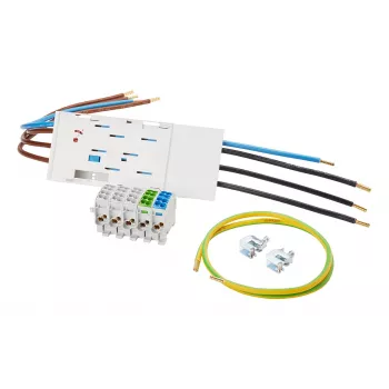 f-tronic Skirstymo gnybtų blokas 63A 16mm² BKE-I16 su prijungimo spaustukais 7110603