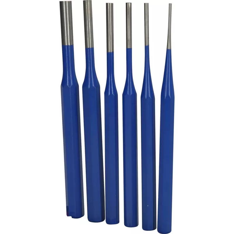 Brilliant Tools BT085006 kaiščių išstūmimo kaltų rinkinys, 6 dalių, 3-10 mm, chromo vanadžio plienas