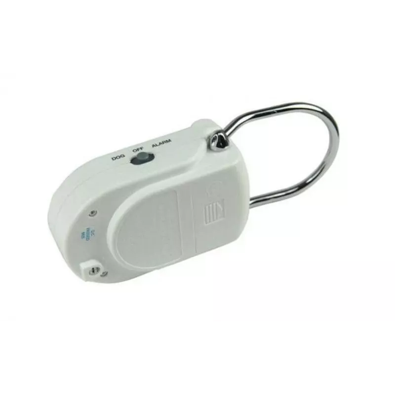 KH-SECURITY KH 100183 elektroninis durų rankenos signalizatorius, mobilioji signalizacijos sistema, balta