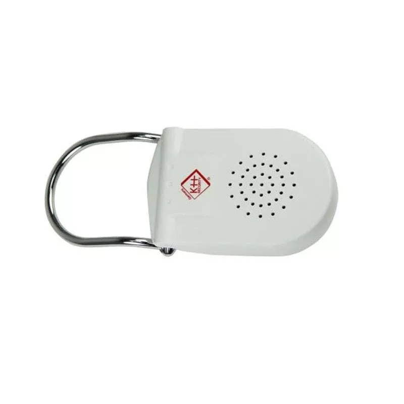 KH-SECURITY KH 100183 elektroninis durų rankenos signalizatorius, mobilioji signalizacijos sistema, balta