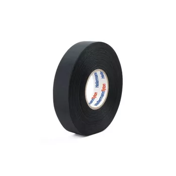 HellermannTyton 712-10003 PVC elektros izoliacinė juosta, juoda, 19 mm x 20 m, guminiai klijai, 0,15 mm storio