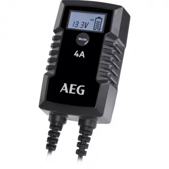 AEG LD4 10616 automatinis automobilio akumuliatoriaus įkroviklis 6V/12V 2A/4A švino-rūgštiniams, GEL, AGM, MF, Ca/Ca akumuliatoriams