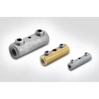 HellermannTyton 435-01508 cinkuoto plieno įžeminimo laido jungtis M8 (100 vnt. pakuotė)