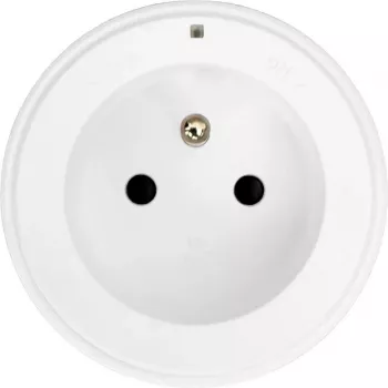 Synergy 21 MODULRAIL lizdo modulis Type E+ (prancūziškas) baltas 16A 250V S21-MR017