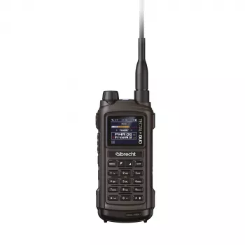 Albrecht Tectalk Duo PMR446 Freenet 1W dvipusio ryšio radijo rinkinys, juodas, 29148