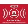 ABUS įspėjamasis lipdukas su logotipu 148 x 105 mm (1 vnt.) AU1422