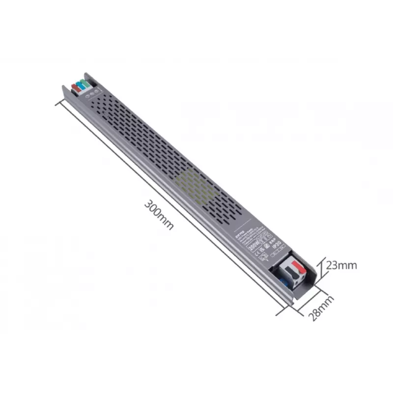 SYNERGY21 24V 200W Slim Line LED maitinimo šaltinis S21-LED-026127