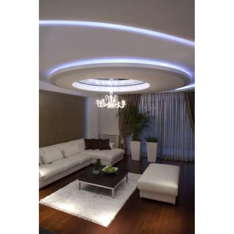 SYNERGY21 S21-LED-PR00002 LED profilis 200 cm, cinkuotas plienas TYP-A Flex