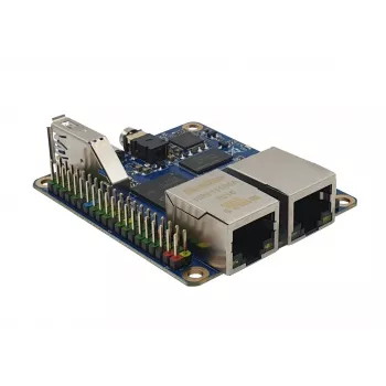 ALLNET Rock Pi E D4W1 dvigubos Ethernet plokštė RK3328 512MB RAM 802.11 a/b/g/n, 2.4G (RS309-D4W1)