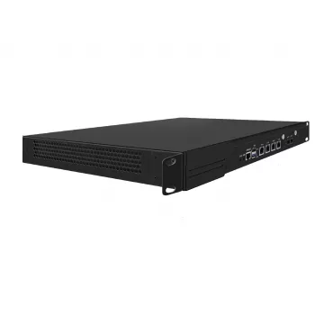 ALLNET 1U Rackmount Network Appliance Barebone Intel N150, 4x 2.5GbE, 2x SFP+, DDR5, NVMe, HDMI, USB 3.2 ALL-RackPC-N150