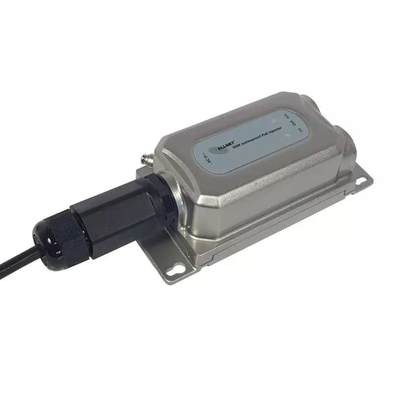 ALLNET Outdoor PoE injektorius IP67 IEEE 802.3bt 60W metaliniame korpuse ALL-PI2013Ov2BT60