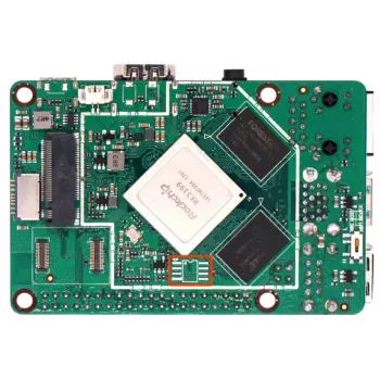 ALLNET Rock Pi 4A+ OP1 4GB/32GB be WLAN ir Bluetooth su PoE kontaktais (RS114A+D4E32)
