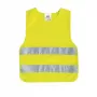 IWH 453502 vaikiška ryškiaspalvė saugos liemenė EN 1150, fluorescencinė geltona, su kibukais, unisex