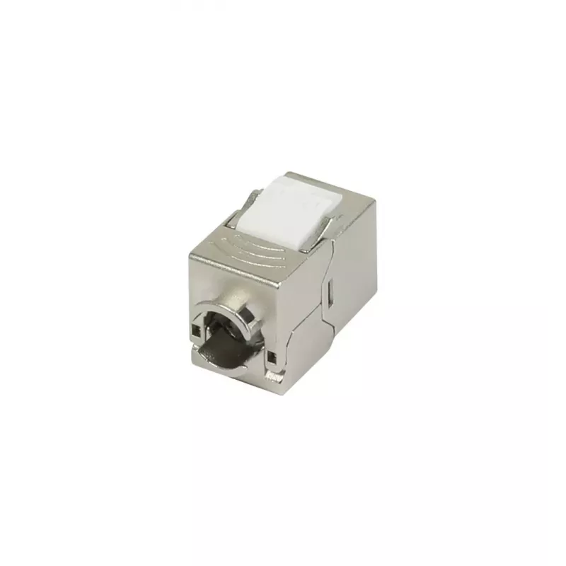 SYNERGY21 S216338V2 CAT6A ekranuotas Keystone modulis, be įrankių, slim-line, RJ45, 500 MHz