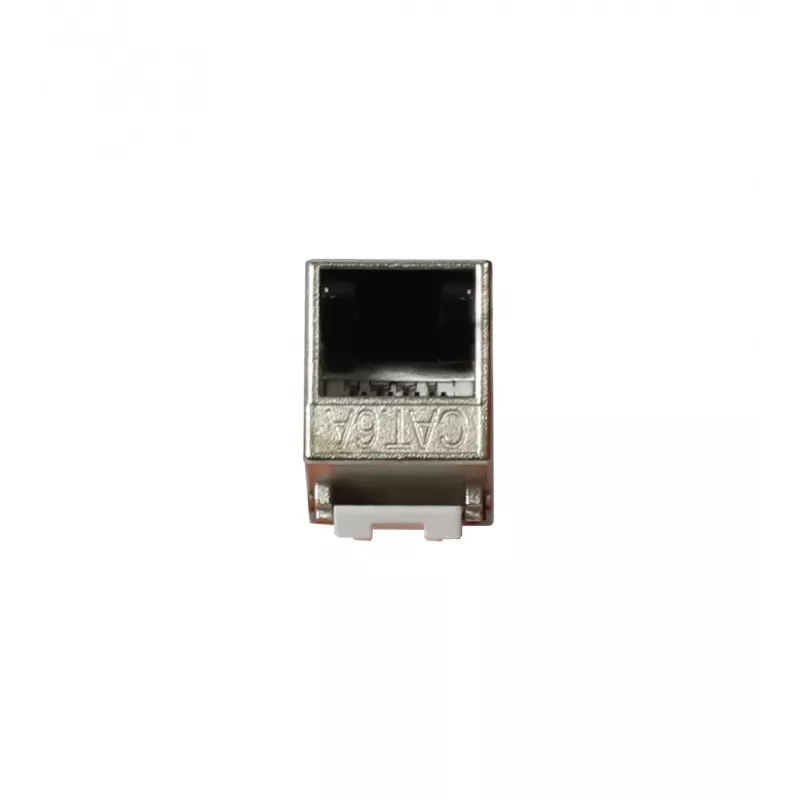 SYNERGY21 S216338V2 CAT6A ekranuotas Keystone modulis, be įrankių, slim-line, RJ45, 500 MHz